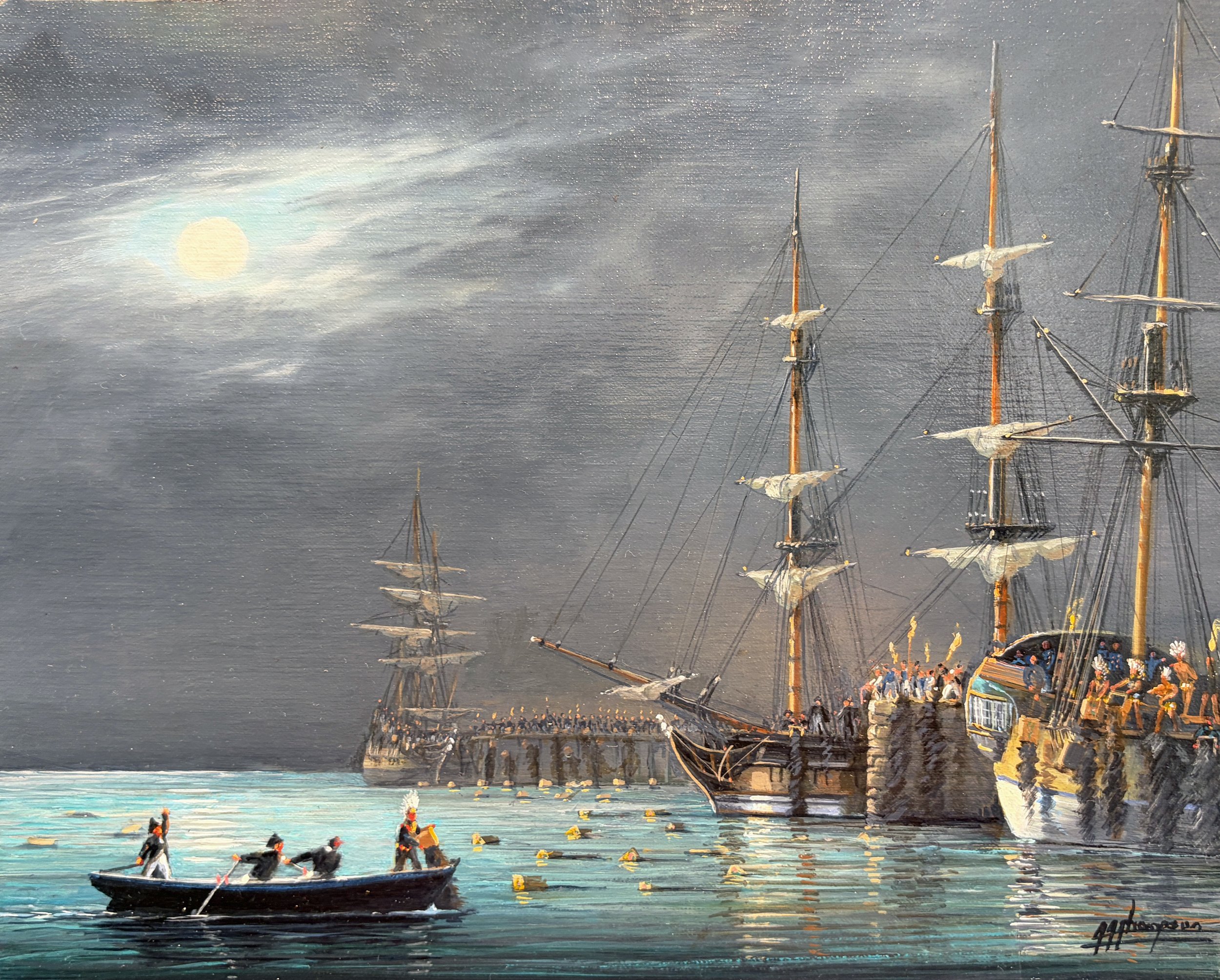 View Original Oil Paintings by Leading Marine Artist Tim Thompson